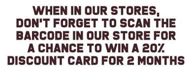 A message promoting customers to scan the barcode